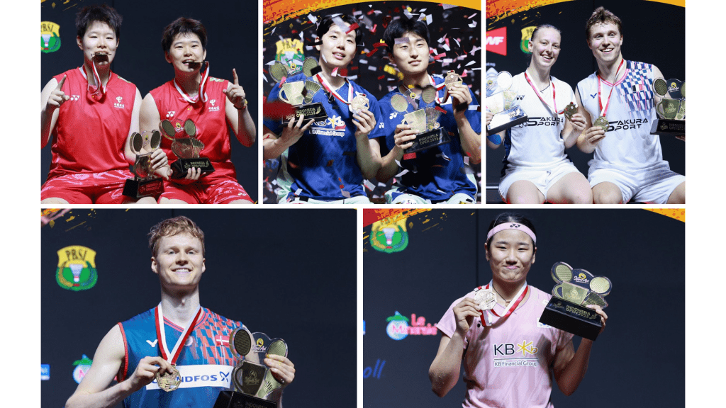 Indonesia Open 2025: Melahirkan 4 Juara Baru dan 3 Menang Comeback